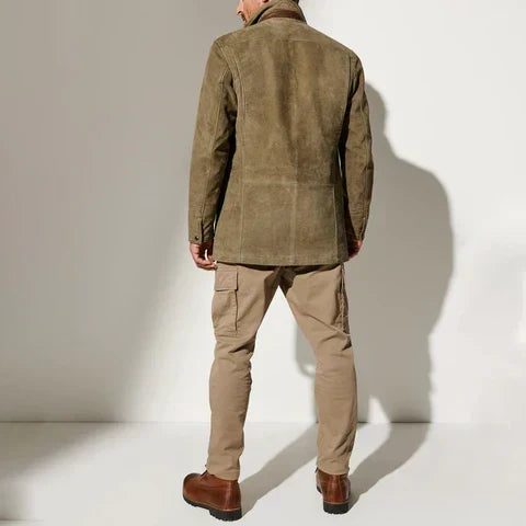 BRIAN™ | Men’s Palermo Leather Button-Up Jacket