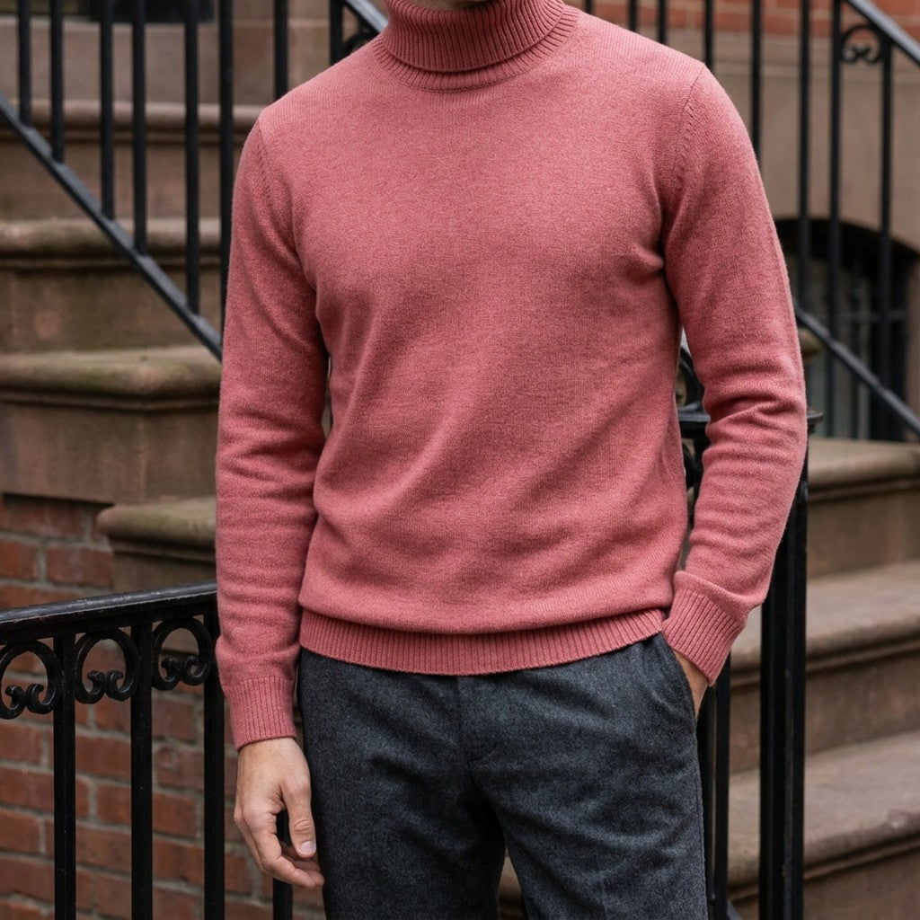 BRIAN™ | Clarkson Merino Wool Turtleneck