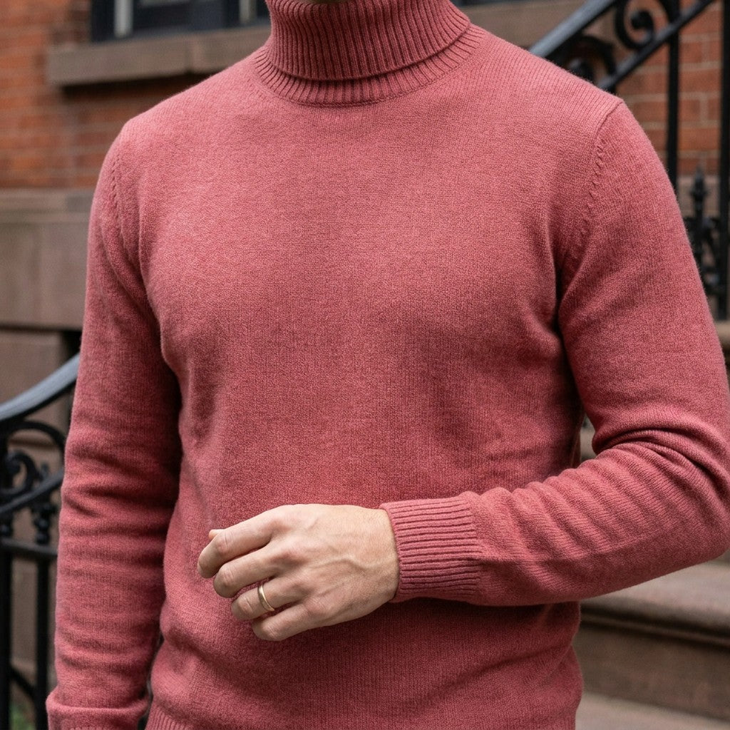 BRIAN™ | Clarkson Merino Wool Turtleneck