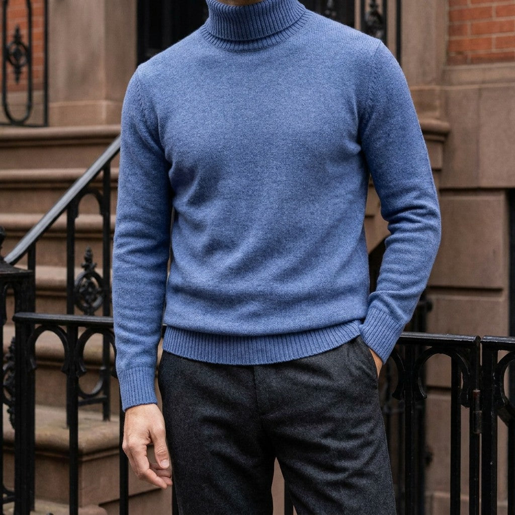 BRIAN™ | Clarkson Merino Wool Turtleneck