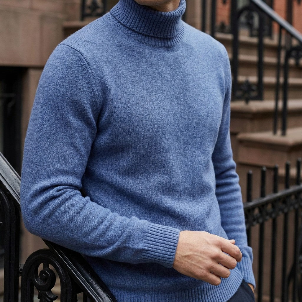 BRIAN™ | Clarkson Merino Wool Turtleneck