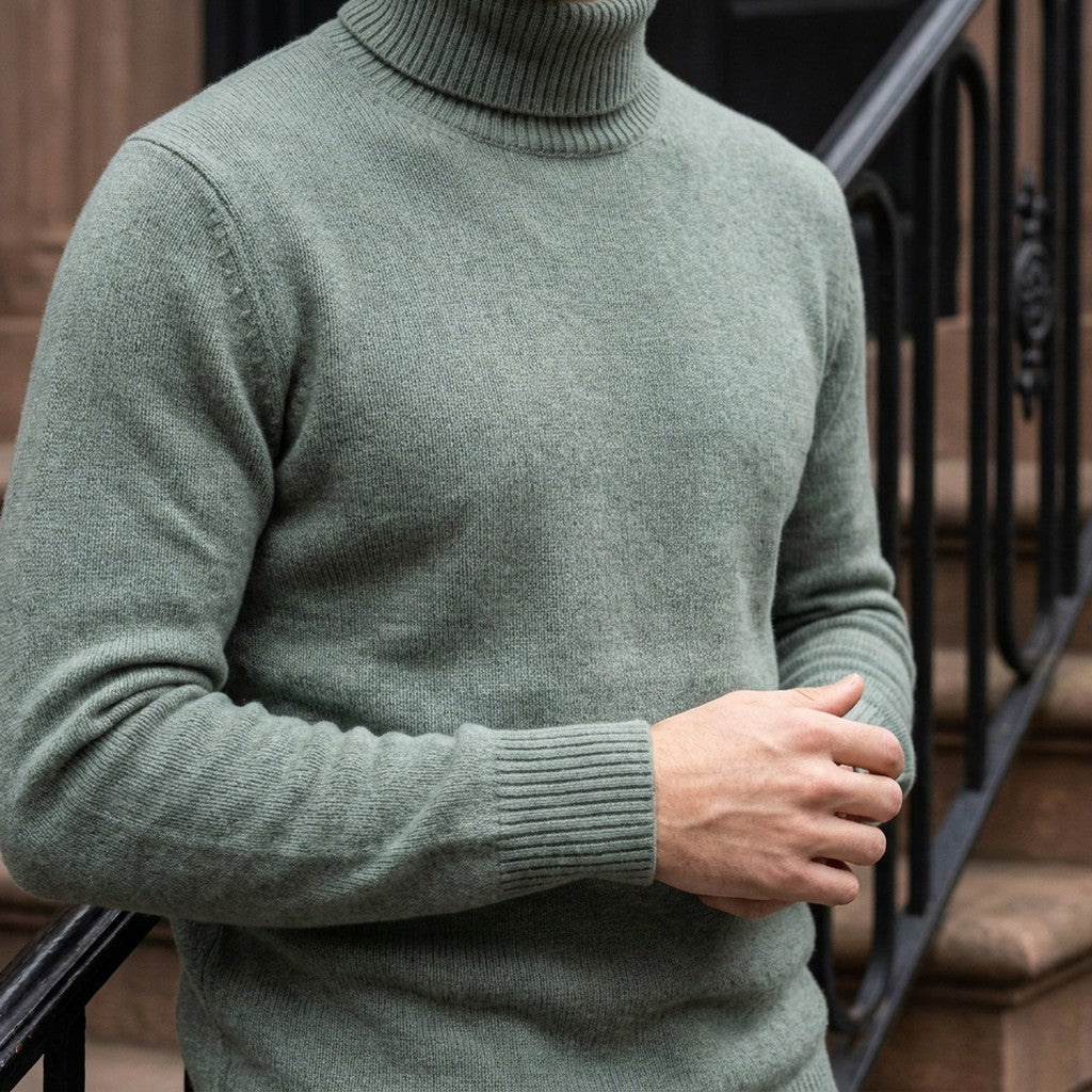 BRIAN™ | Clarkson Merino Wool Turtleneck