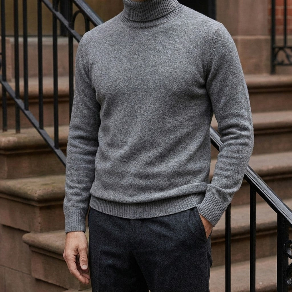 BRIAN™ | Clarkson Merino Wool Turtleneck