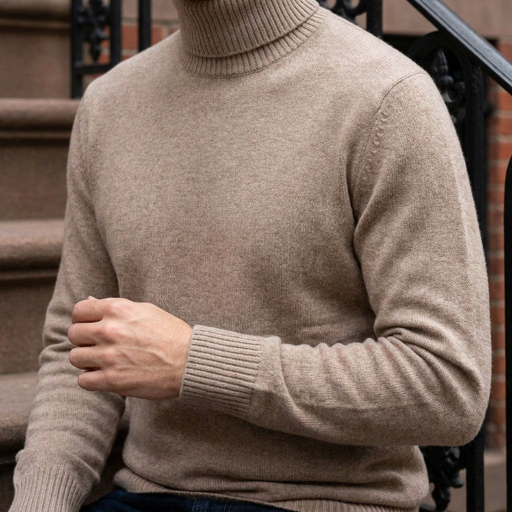 BRIAN™ | Clarkson Merino Wool Turtleneck
