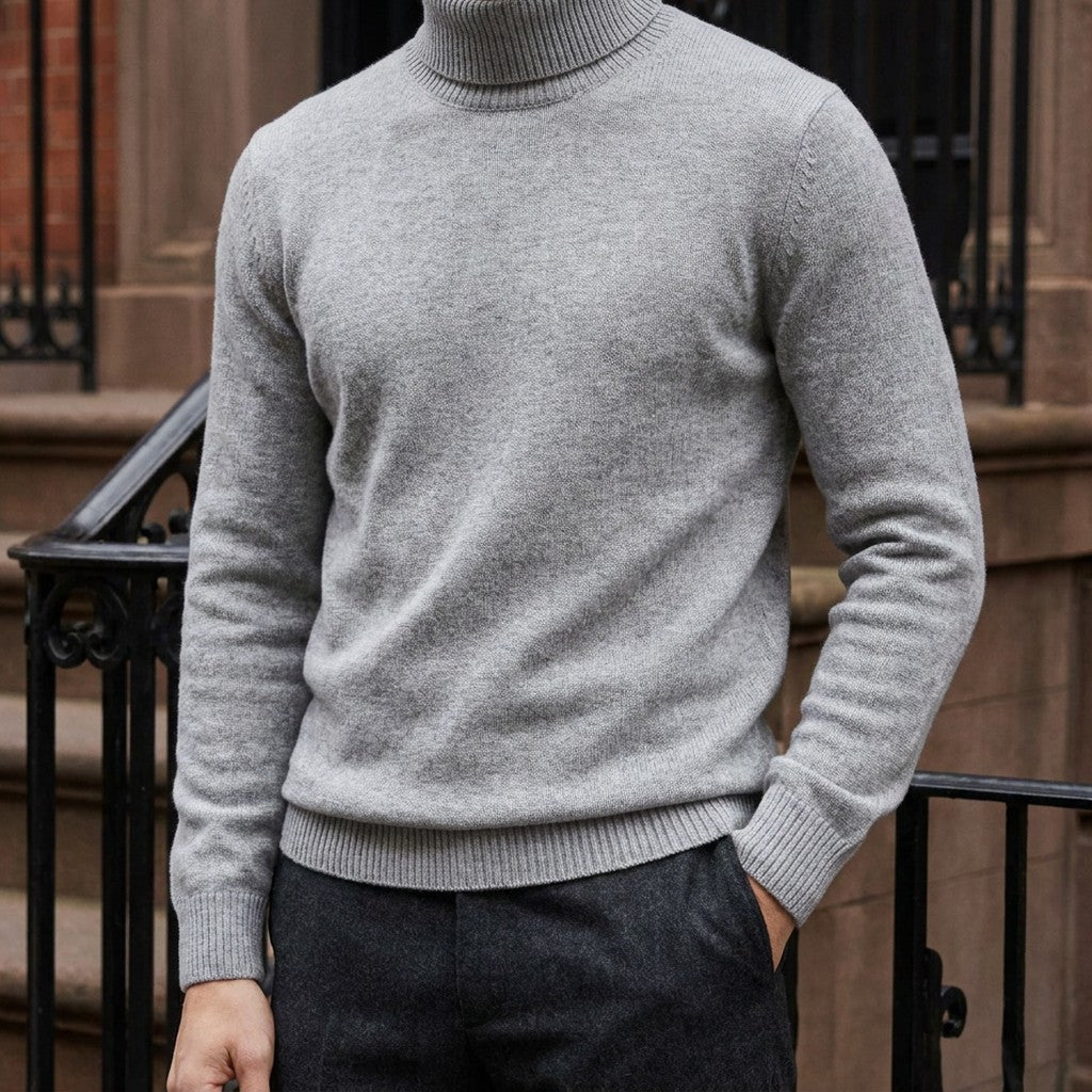 BRIAN™ | Clarkson Merino Wool Turtleneck