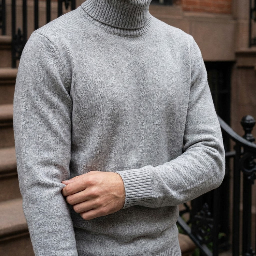 BRIAN™ | Clarkson Merino Wool Turtleneck