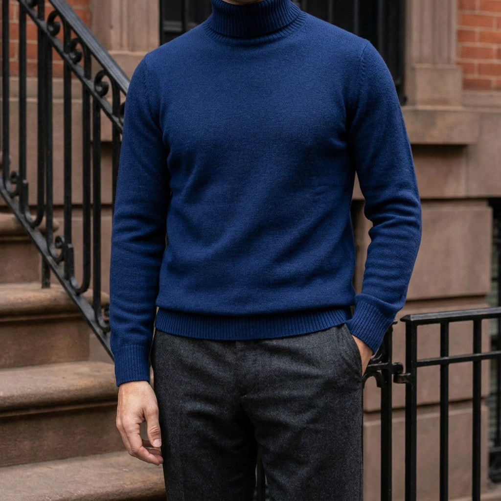 BRIAN™ | Clarkson Merino Wool Turtleneck