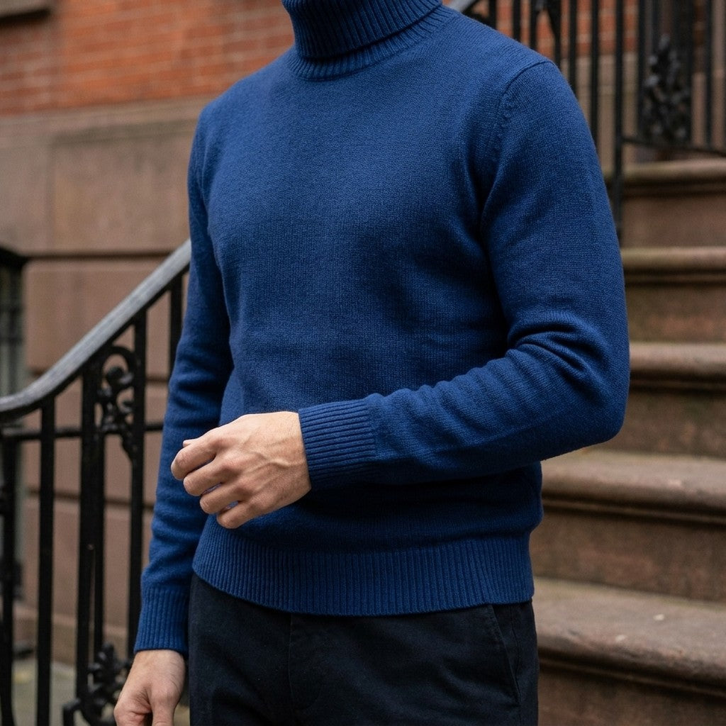 BRIAN™ | Clarkson Merino Wool Turtleneck