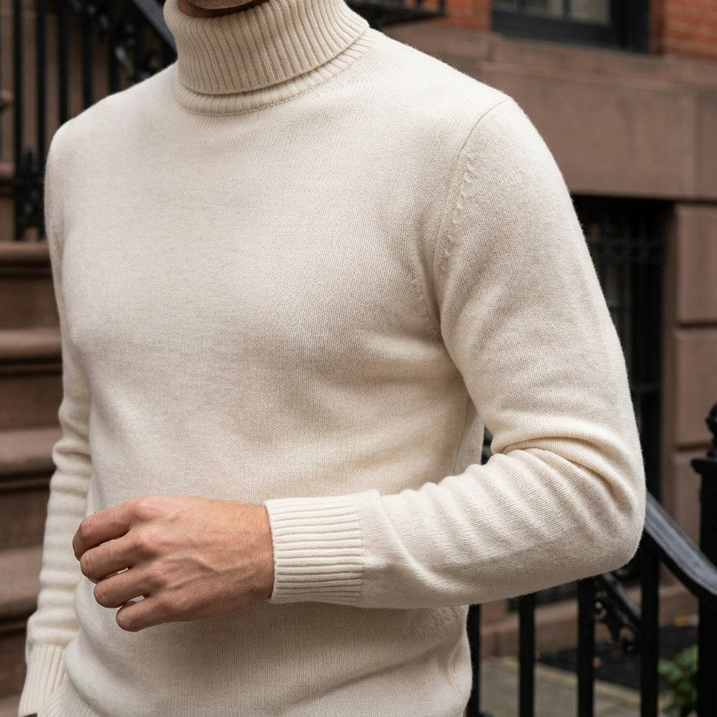 BRIAN™ | Clarkson Merino Wool Turtleneck