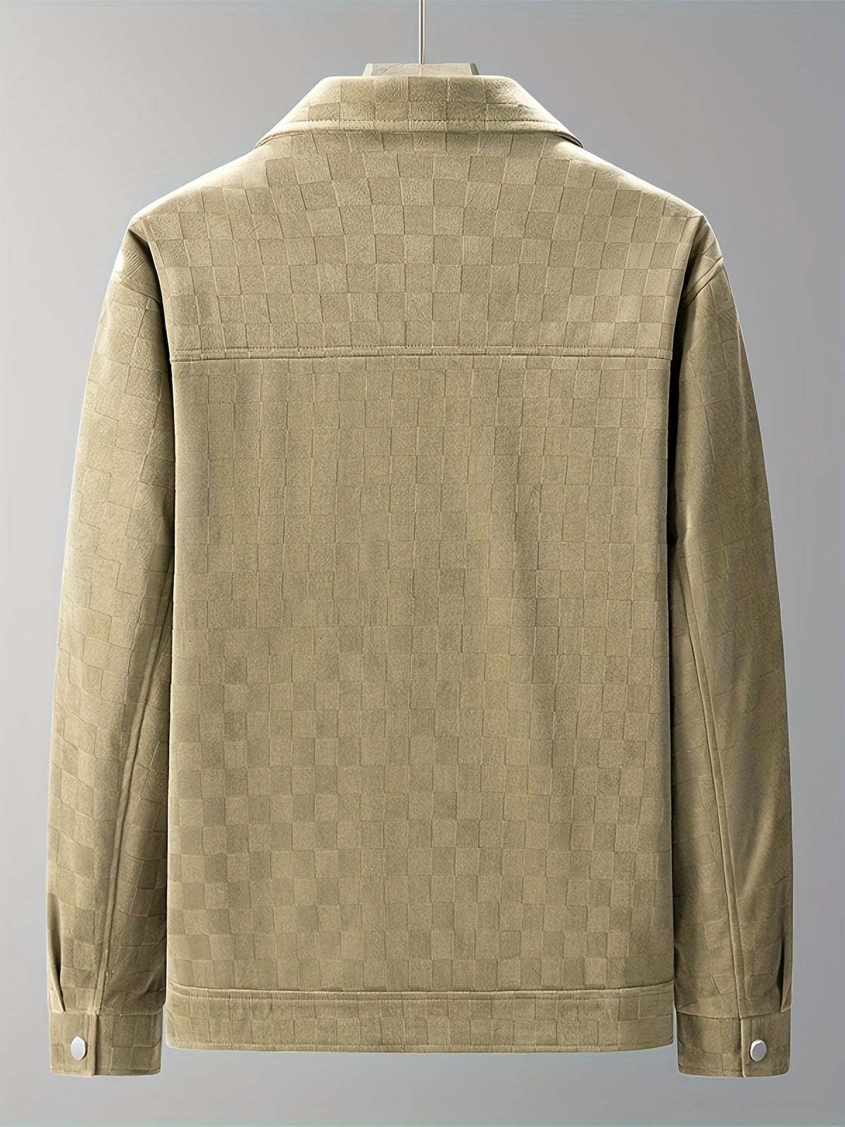BRIAN™ | Mavrick Checkered Suede Jacket