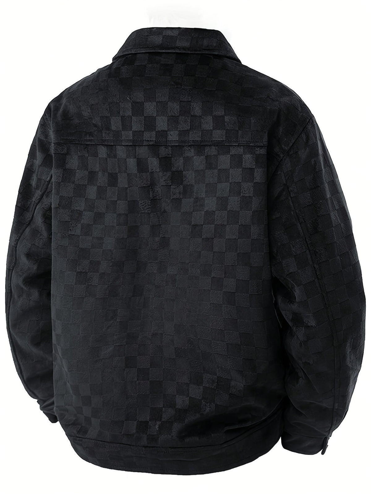 BRIAN™ | Mavrick Checkered Suede Jacket
