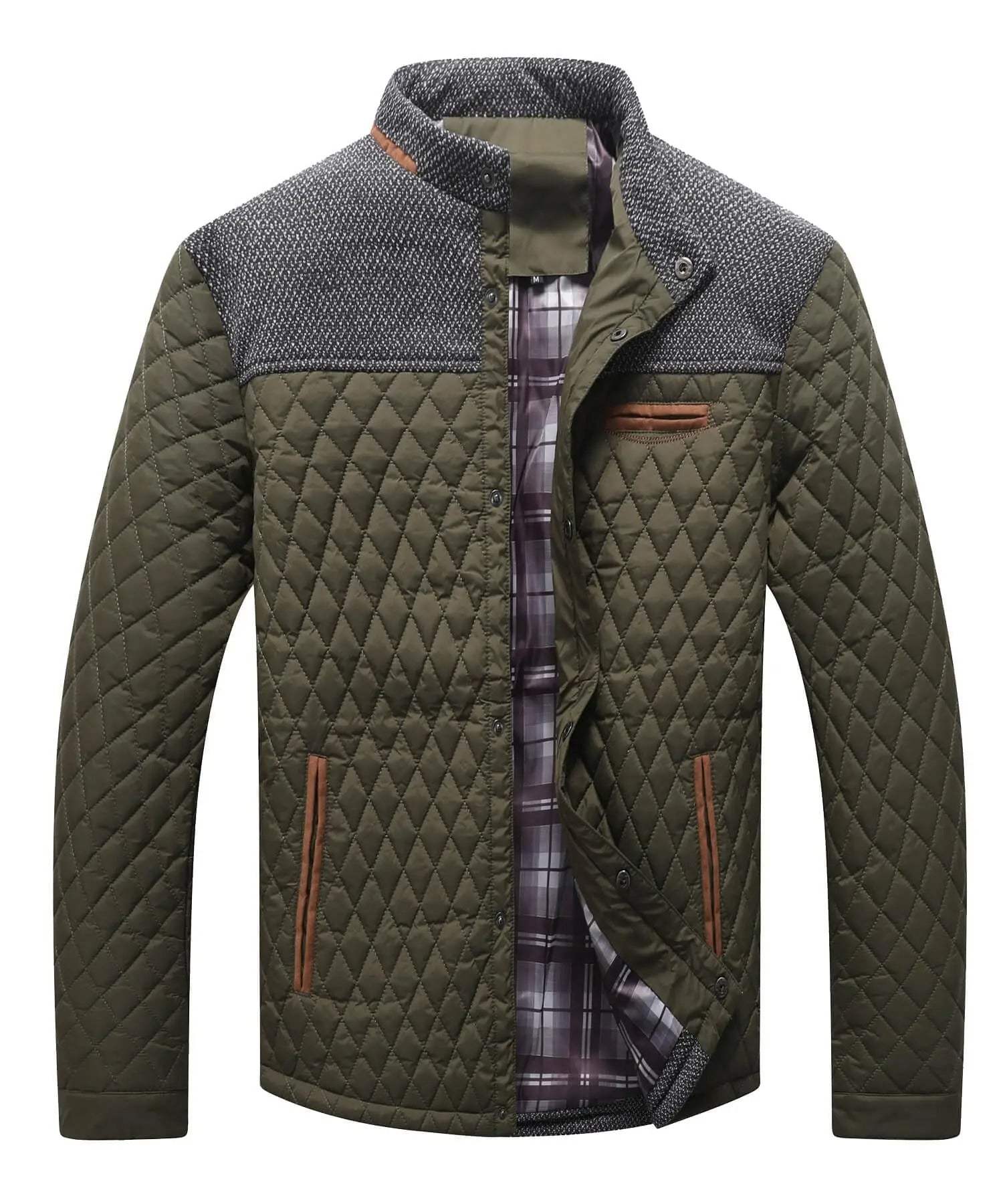 BRIAN™ | Men's Diamond Quilted Padded Jacket