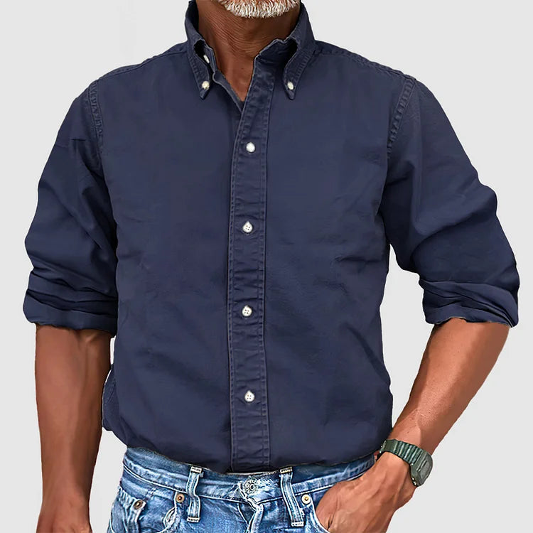 BRIAN™ | Men's Classic Cotton Oxford Shirt