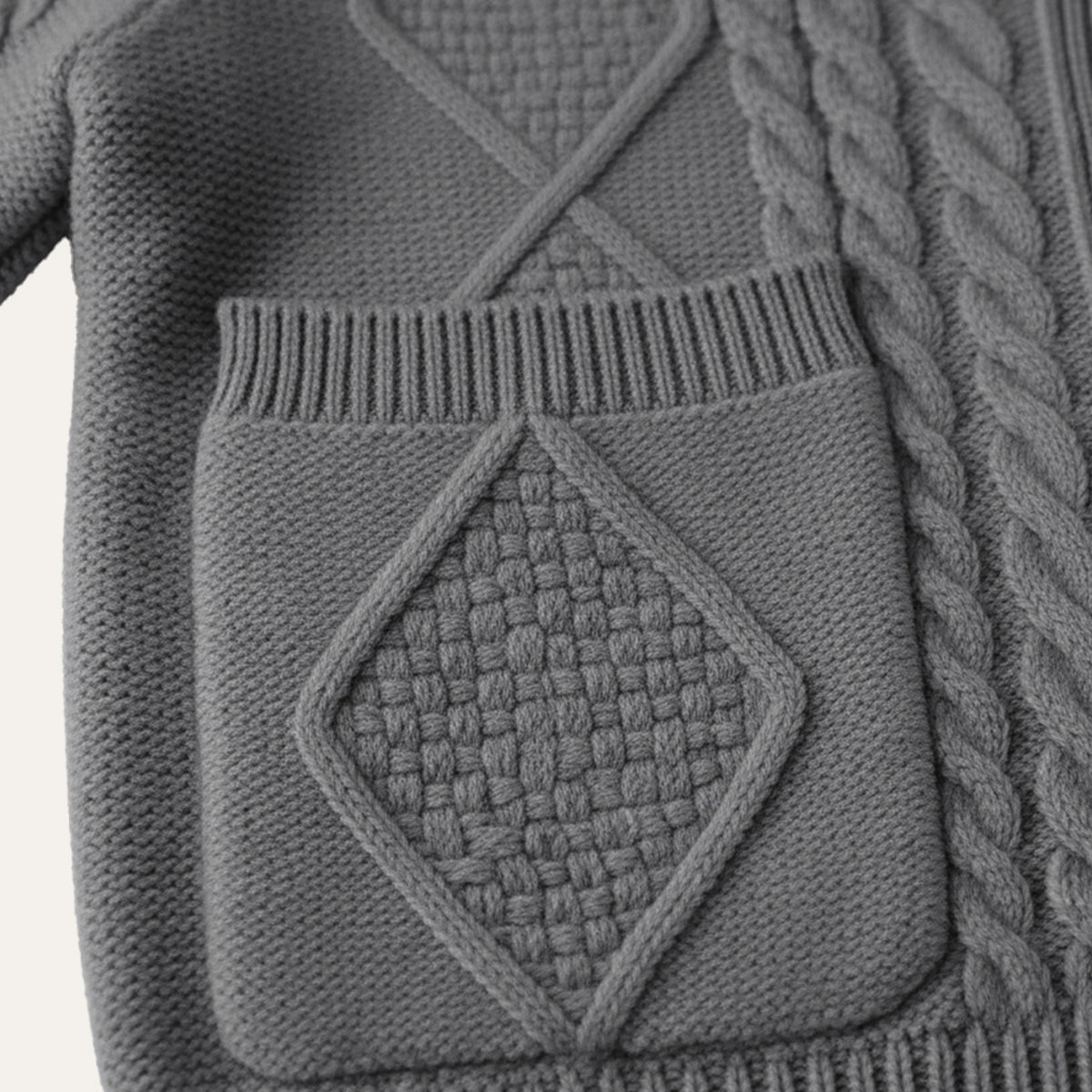 BRAIN™ | Button-Front Cardigan