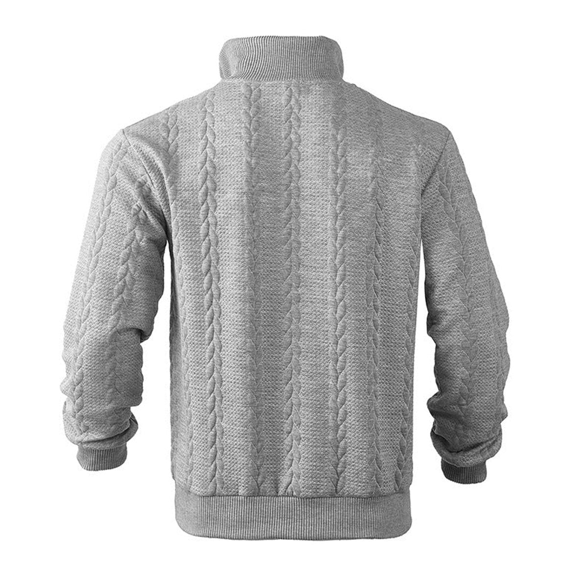 BRIAN™ | Cable Knit Quarter-Zip Pullover Sweater