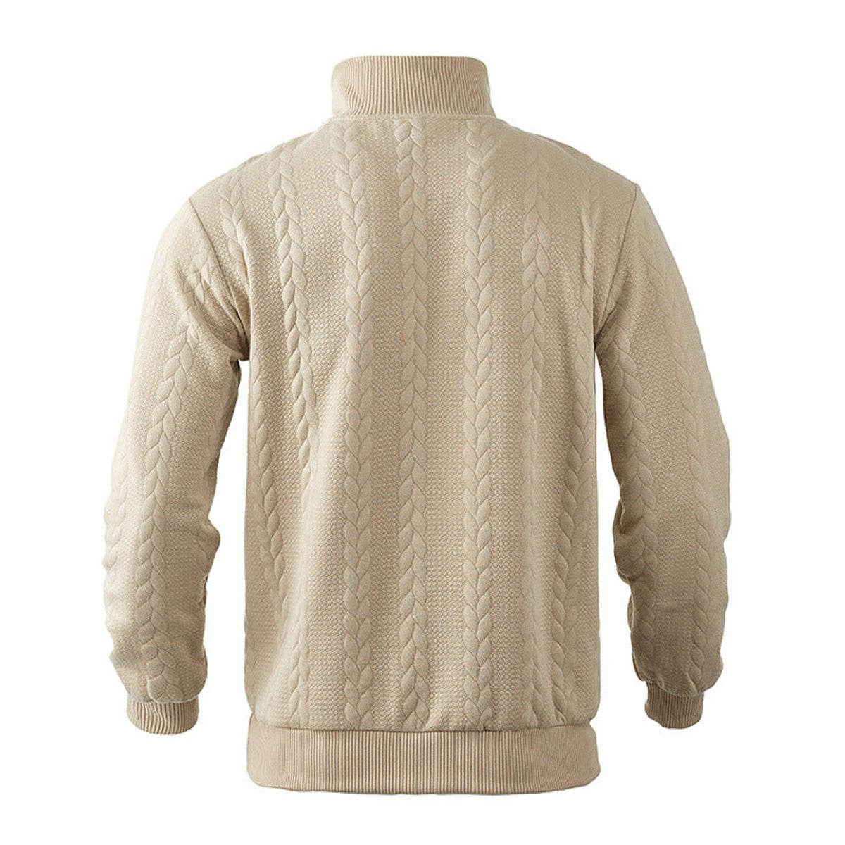 BRIAN™ | Cable Knit Quarter-Zip Pullover Sweater