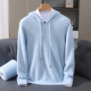 BRIAN™ | Cashmere Hooded Pullover Sweater Soft Knit Hoodie