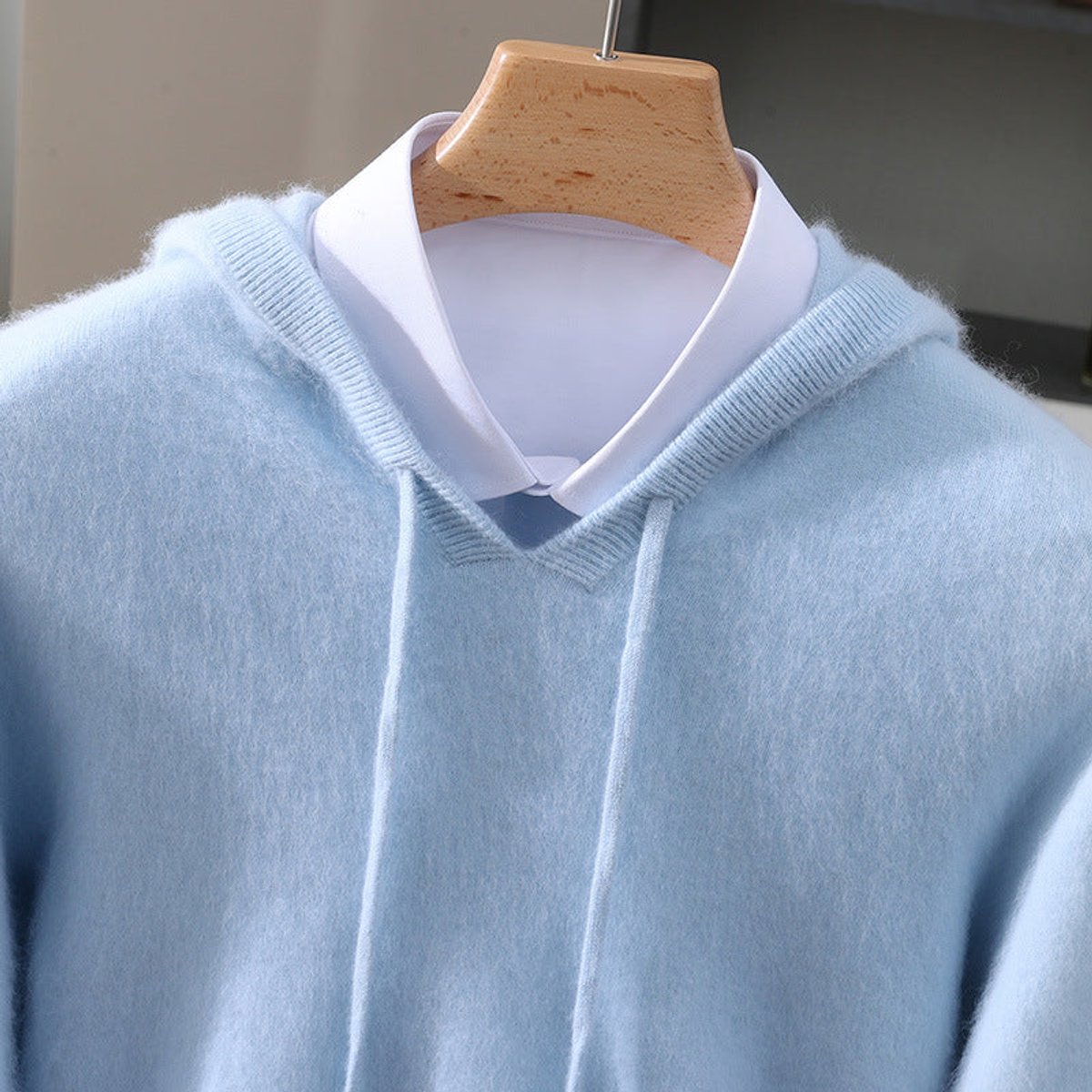 BRIAN™ | Cashmere Hooded Pullover Sweater Soft Knit Hoodie