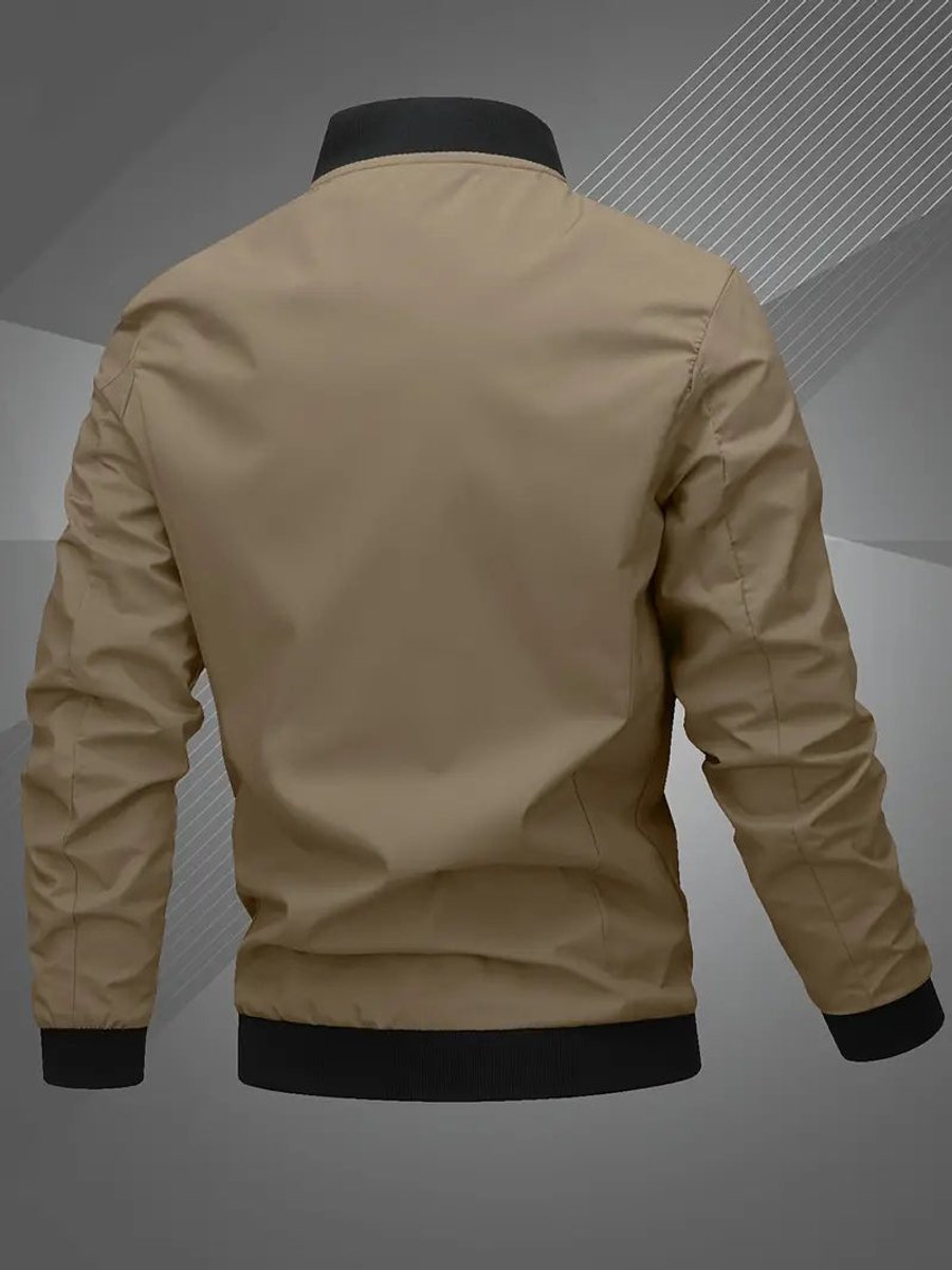 BRIAN™ | Casual Lightweight Zip-Up Bomber Jacket