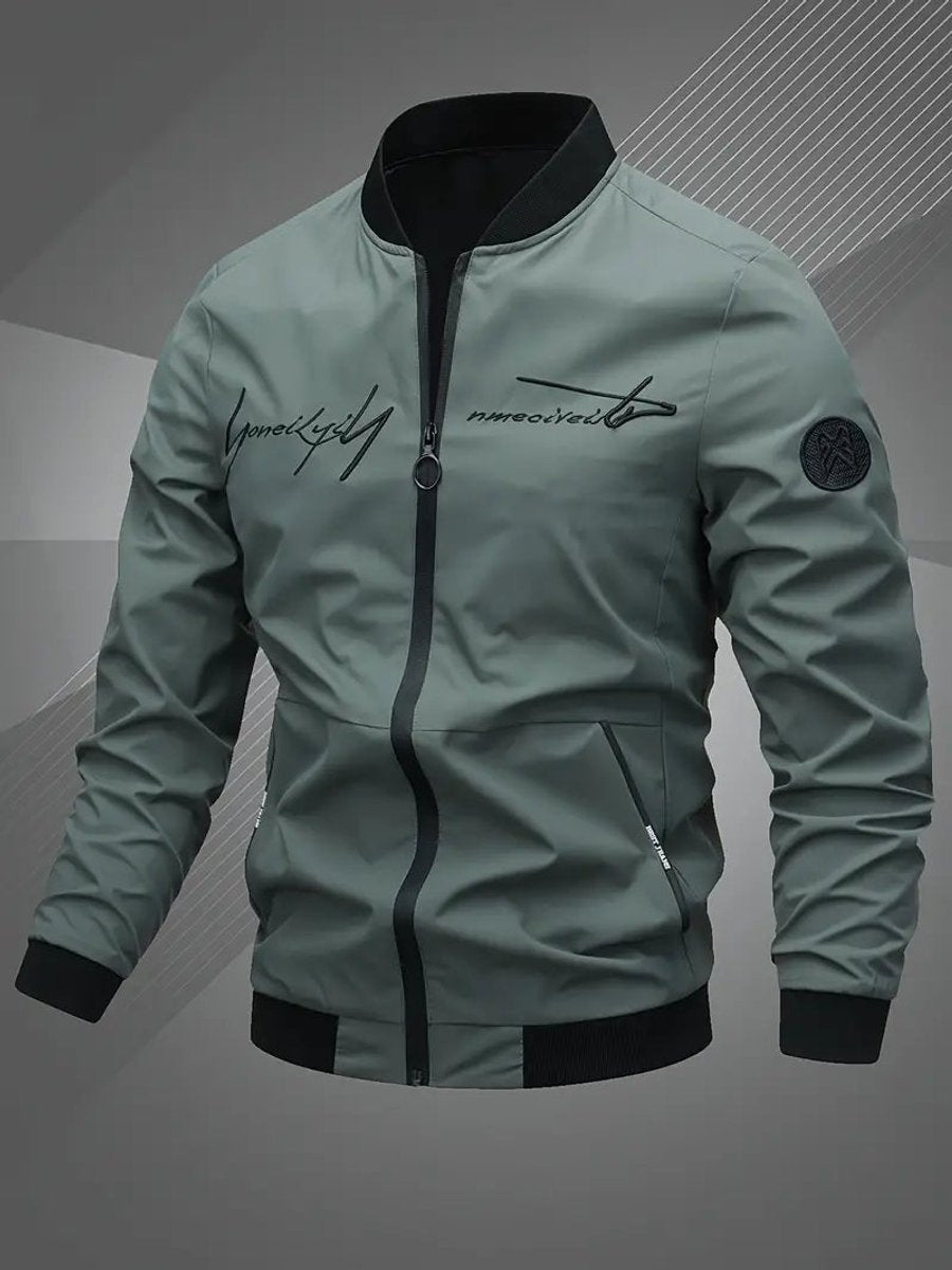 BRIAN™ | Casual Lightweight Zip-Up Bomber Jacket