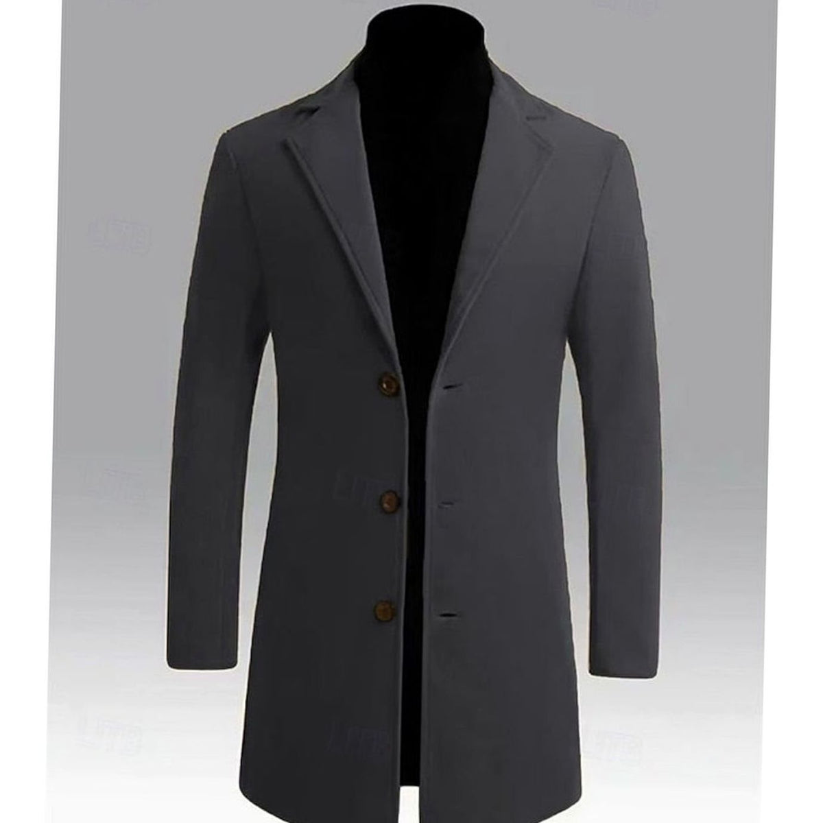 BRIAN™ | Classic Long Wool Coat Single-Breasted Overcoat
