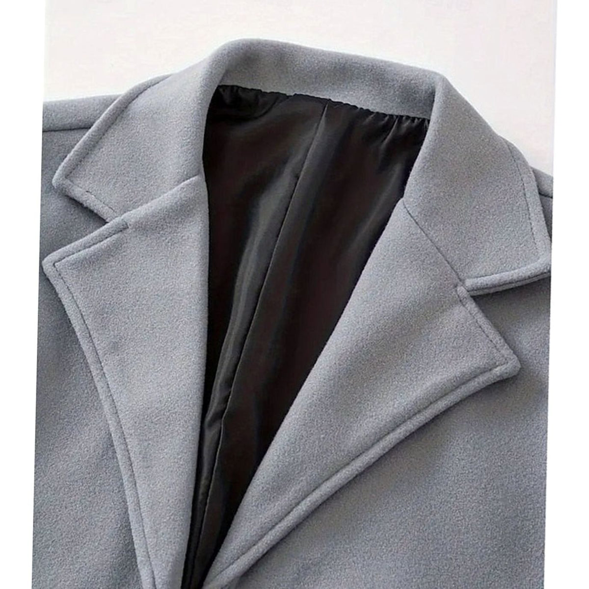 BRIAN™ | Classic Long Wool Coat Single-Breasted Overcoat