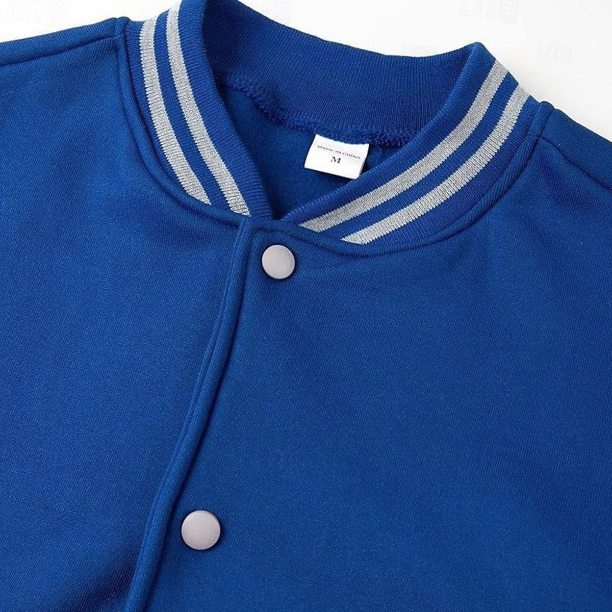 BRIAN™ | Classic Varsity Bomber Jacket with Ribbed Trim and Snap Buttons