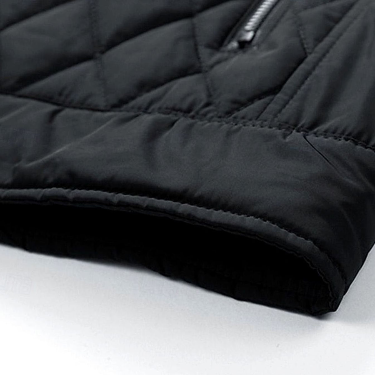 BRIAN™ | Diamond-Quilted Stand-Collar Full-Zip Jacket