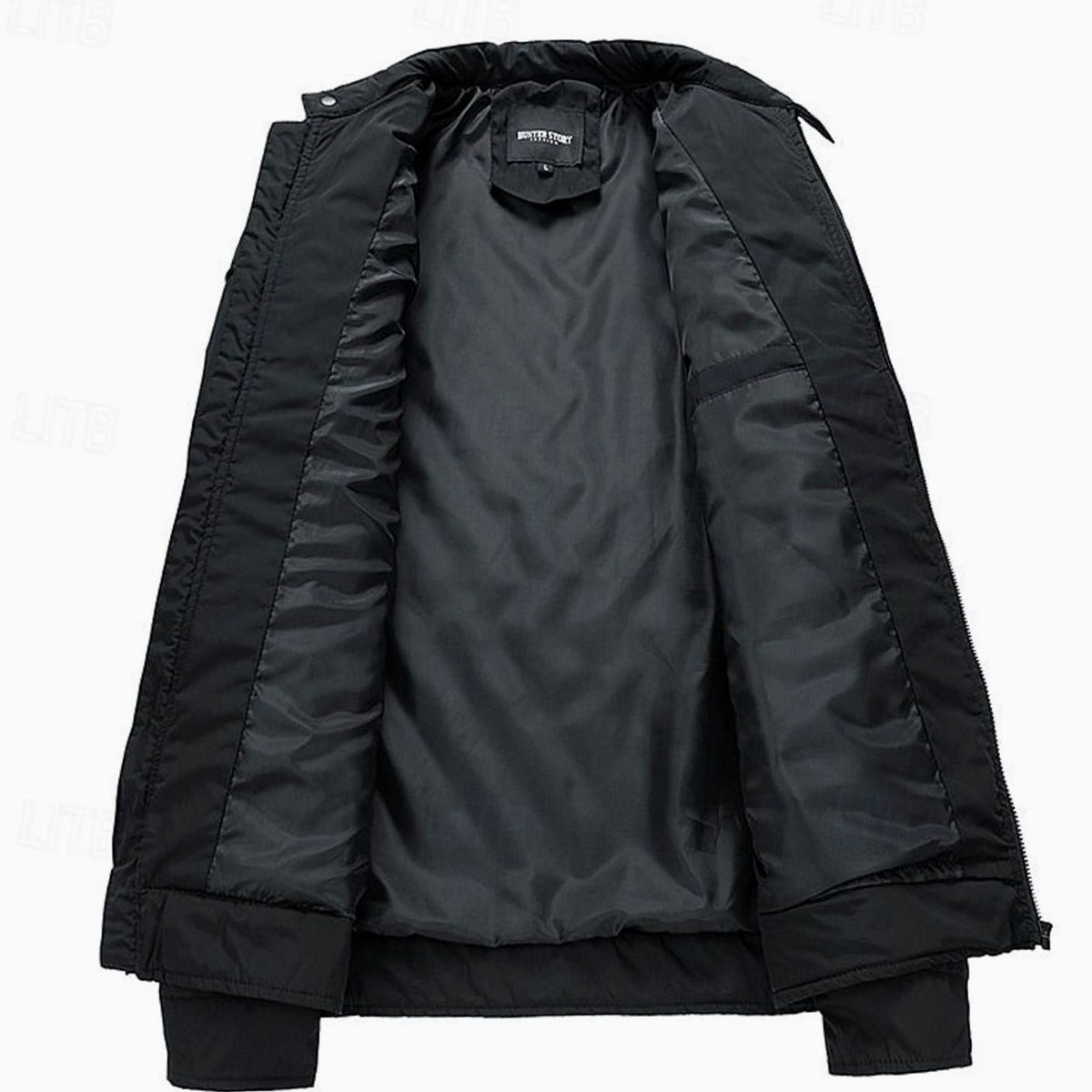 BRIAN™ | Diamond-Quilted Stand-Collar Full-Zip Jacket