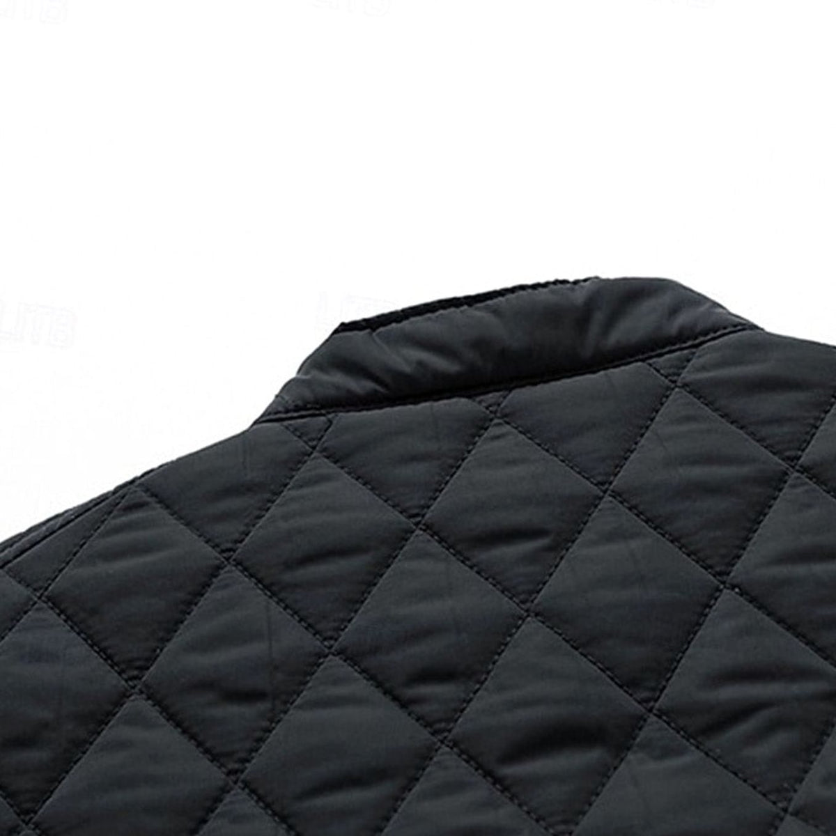 BRIAN™ | Diamond-Quilted Stand-Collar Full-Zip Jacket