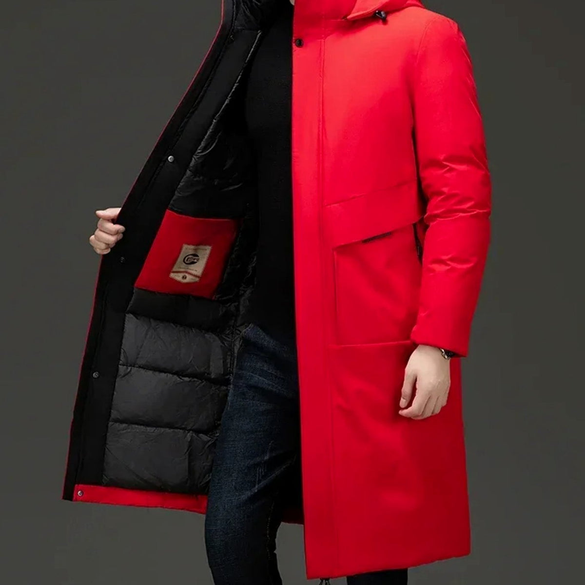 BRIAN™ | Insulated Hooded Long Puffer Winter Coat