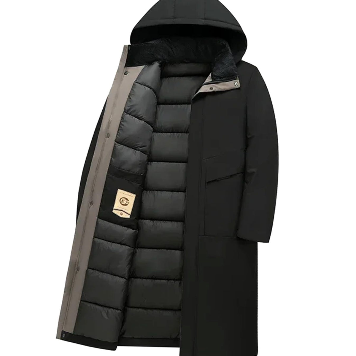 BRIAN™ | Insulated Hooded Long Puffer Winter Coat