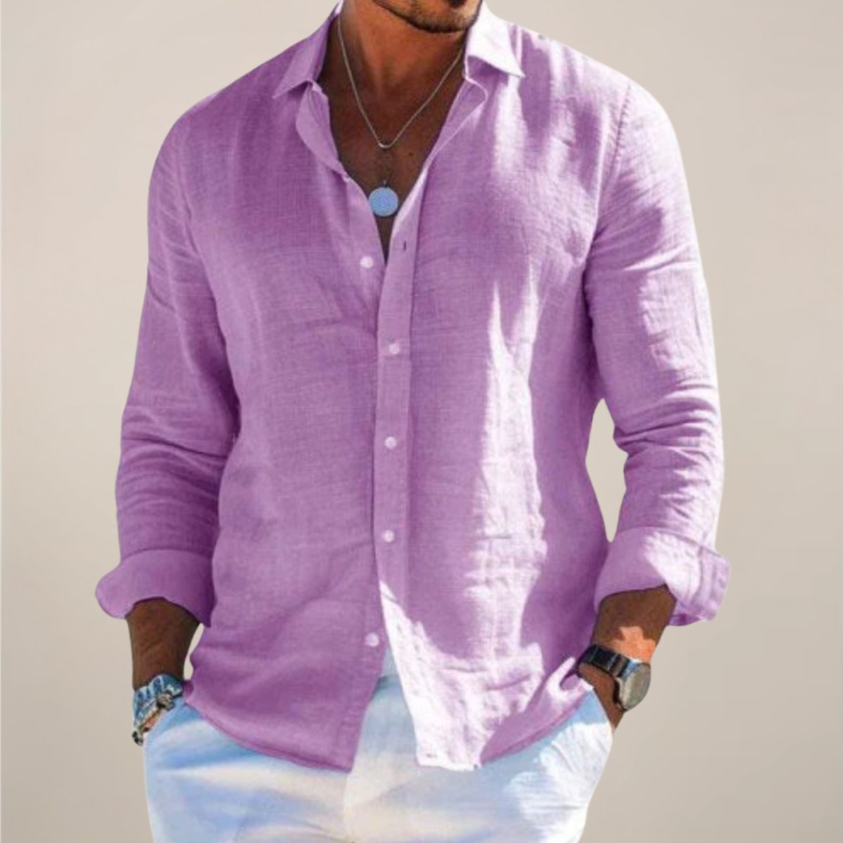 BRAIN™ | Men's Regular-Fit Button-Up