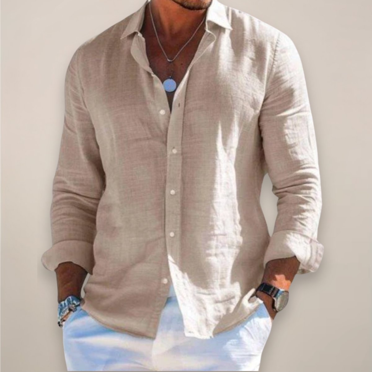 BRAIN™ | Men's Regular-Fit Button-Up