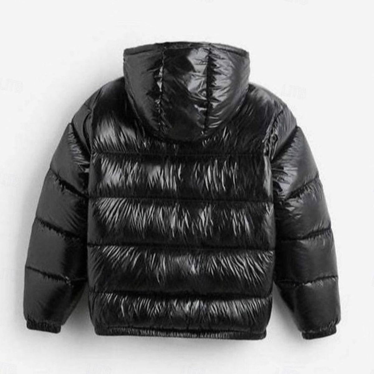 BRIAN™ | Hooded Coated Puffer Jacket