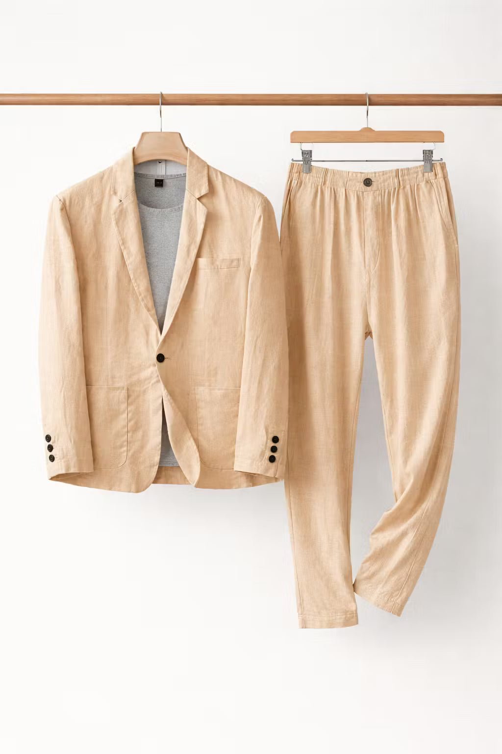 BRAIN™ | Men's Acetate-Linen Suit