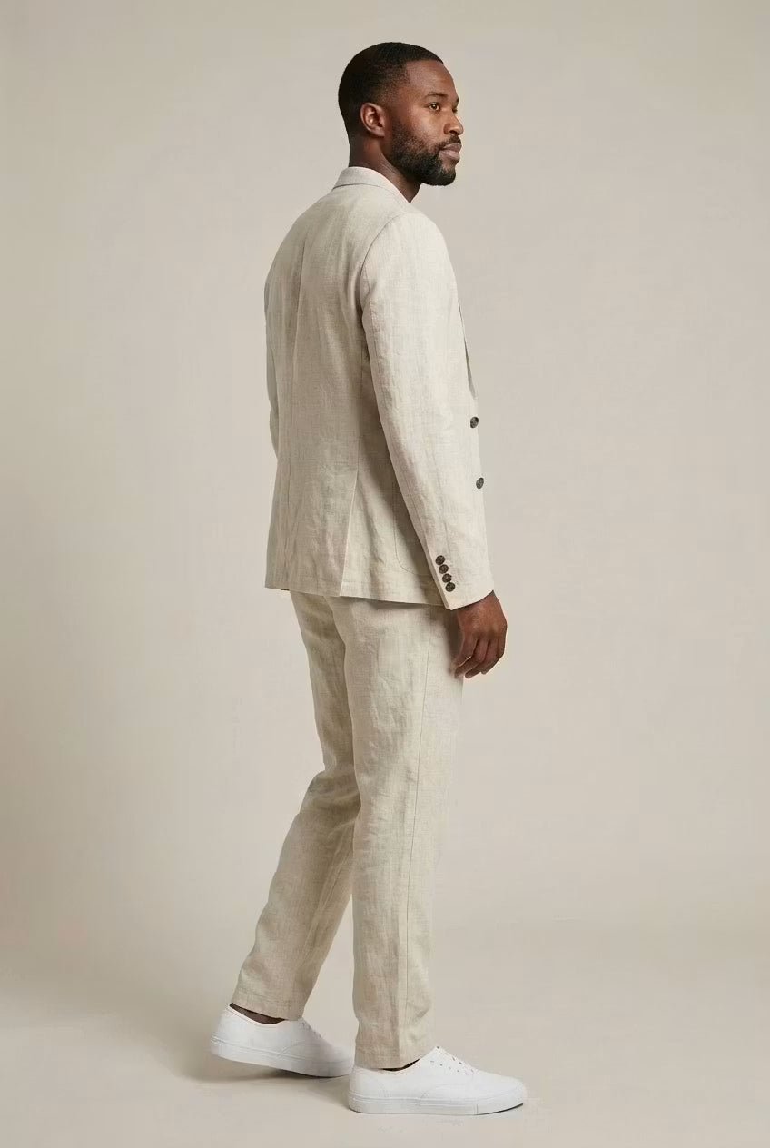 BRAIN™ | Men's Acetate-Linen Suit