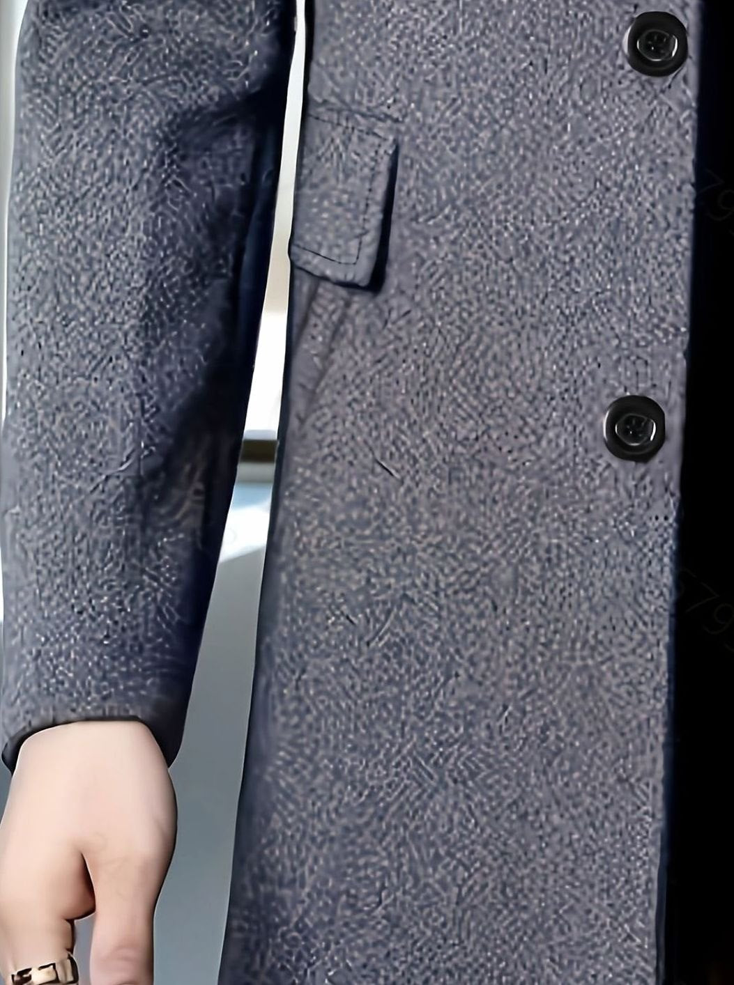BRIAN™ | Single-Breasted Wool Overcoat with Classic Collar