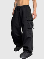 BRIAN™ | Wide-Leg Cargo Pants with Elastic Waist and Toggle Cuffs