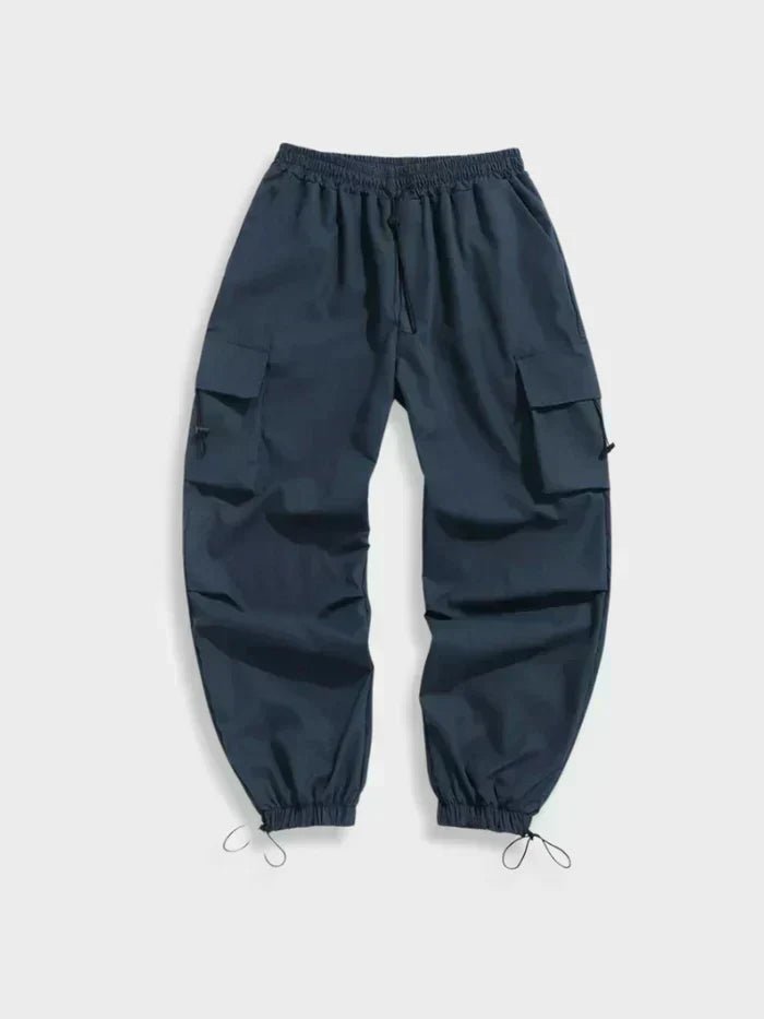 BRIAN™ | Wide-Leg Cargo Pants with Elastic Waist and Toggle Cuffs