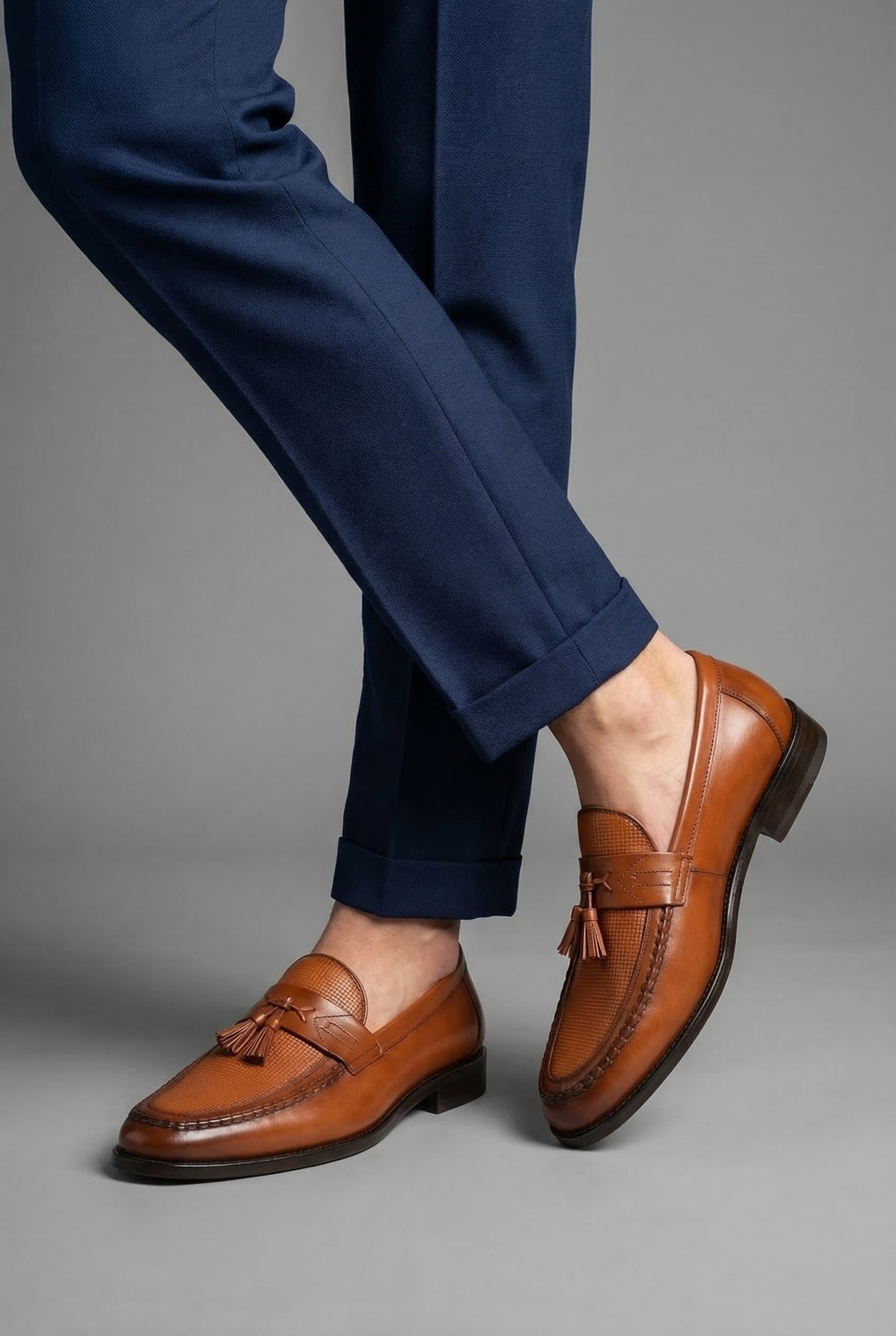 BRAIN™ | Men's Woven Tassel Loafers