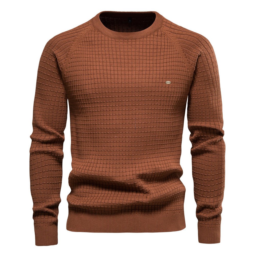 BRIAN™ | Oliver Textured Long-Sleeve Winter Sweater