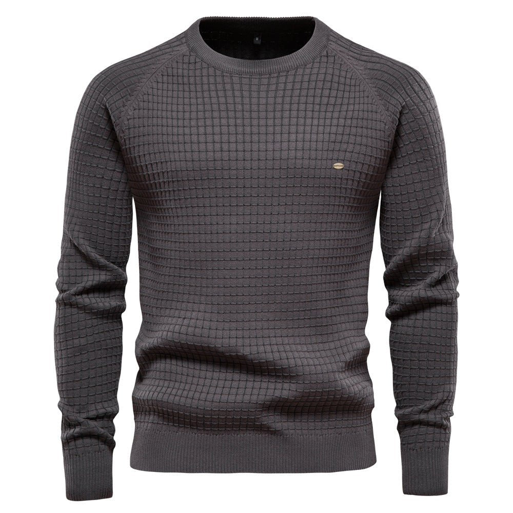 BRIAN™ | Oliver Textured Long-Sleeve Winter Sweater
