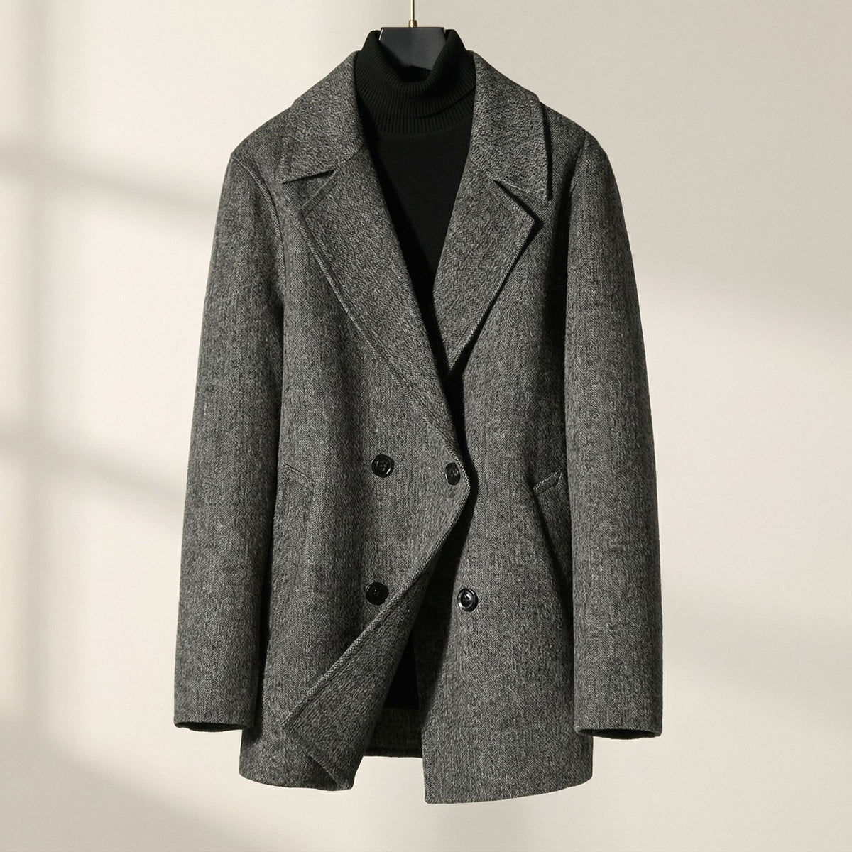 BRIAN™ | Men's Military-Style Peacoat