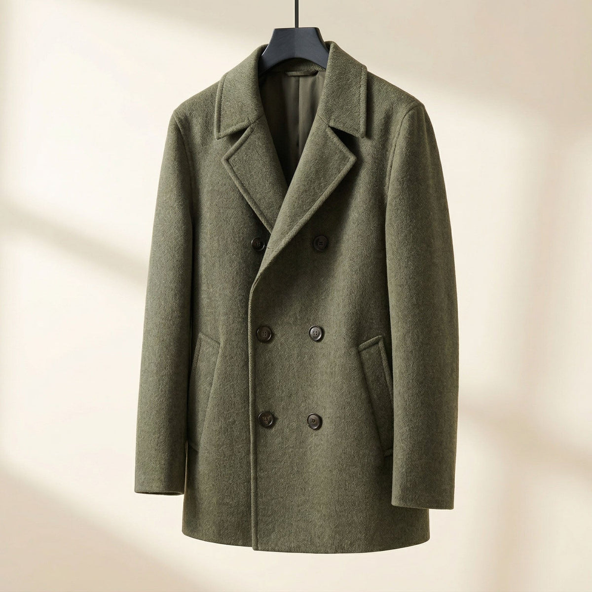 BRIAN™ | Men's Military-Style Peacoat