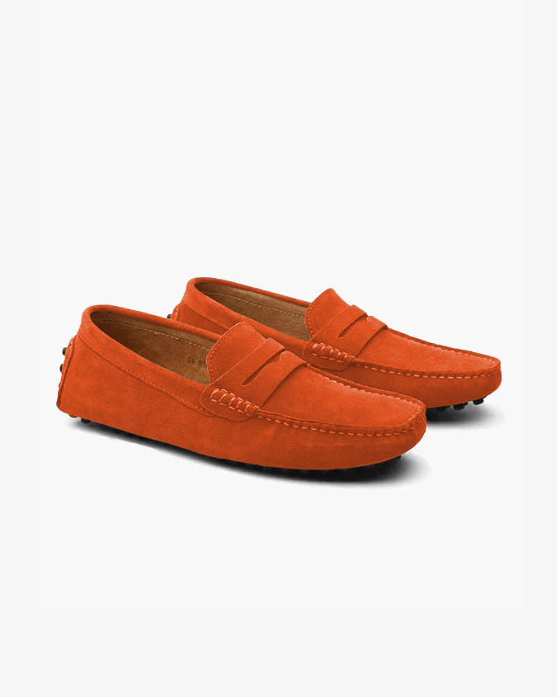 BRAIN™ | Suede driver loafers