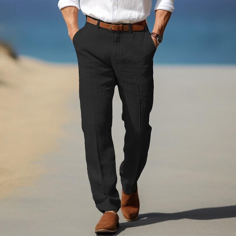 BRAIN™ | Mens Premium Linen Trousers