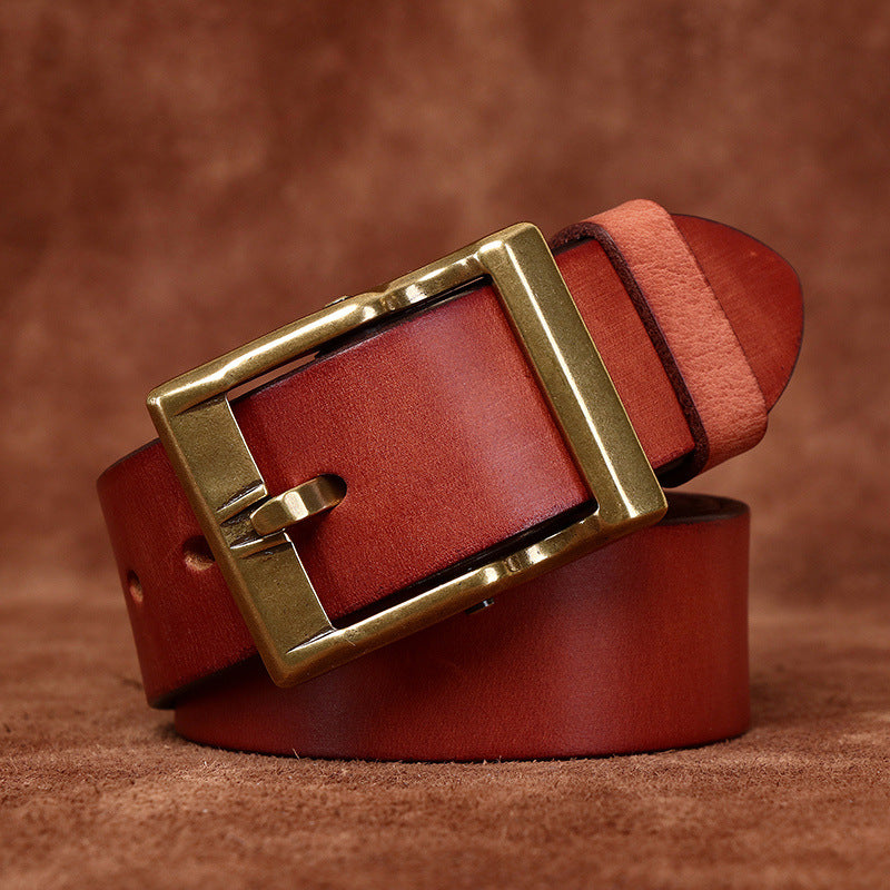 BRIAN™ | Vintage Distressed Leather Belt
