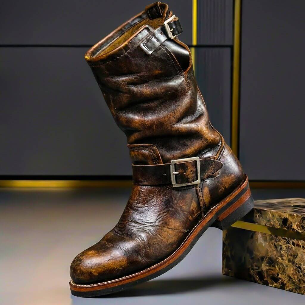 BRIAN™ | Bancroft Vintage Leather Boots