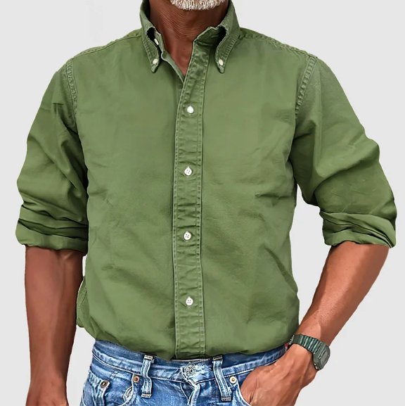 BRIAN™ | Men's Classic Cotton Oxford Shirt